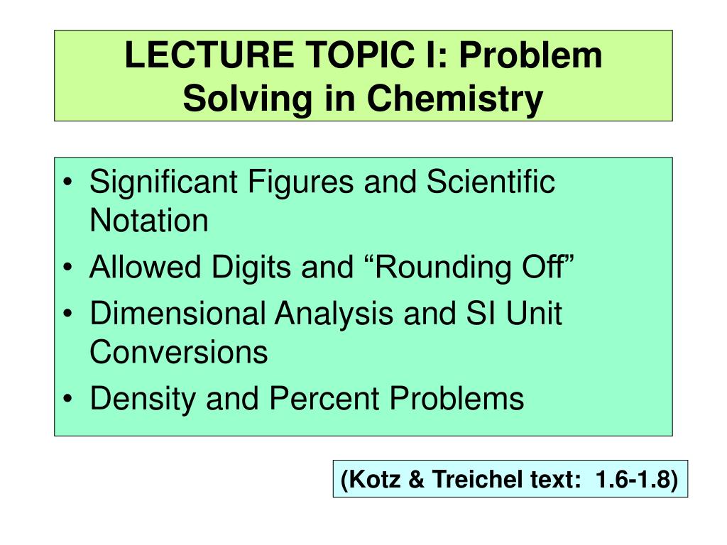 1 05 quiz problem solving in chemistry