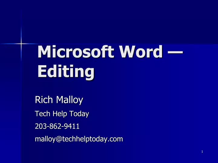 microsoft word editing n.