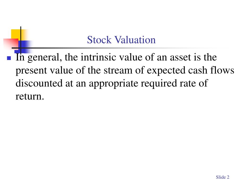 PPT Stock Valuation PowerPoint Presentation Free Download ID 6809899