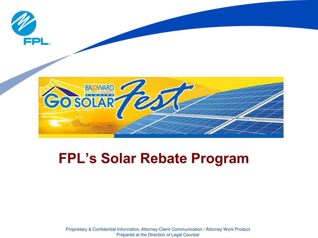 Fpl Solar Rebate Program