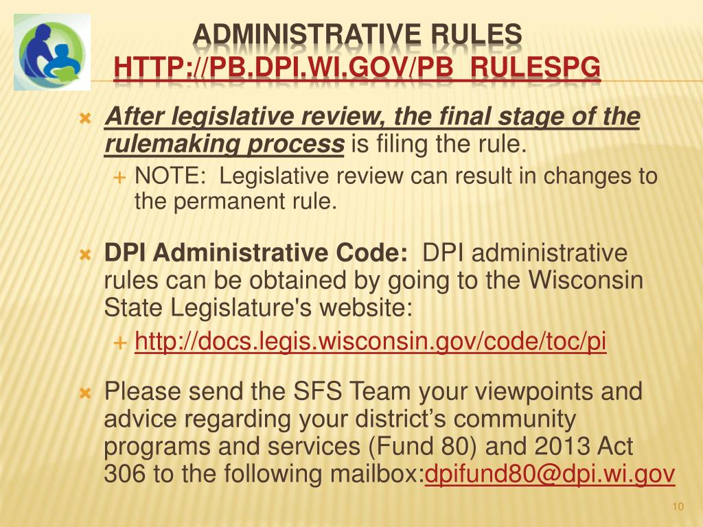 PPT - Understanding Wisconsin's Fund 80: Recent Legislative Changes ...