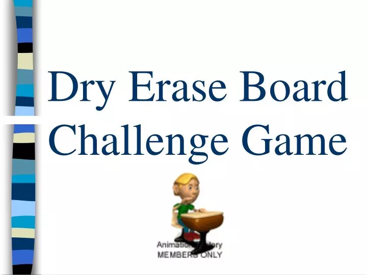 PPT - Dry Erase Board Challenge Game PowerPoint Presentation, free ...