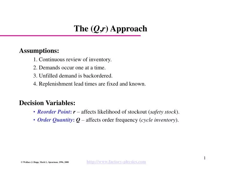 Ppt The Q R Approach Powerpoint Presentation Free Download Id