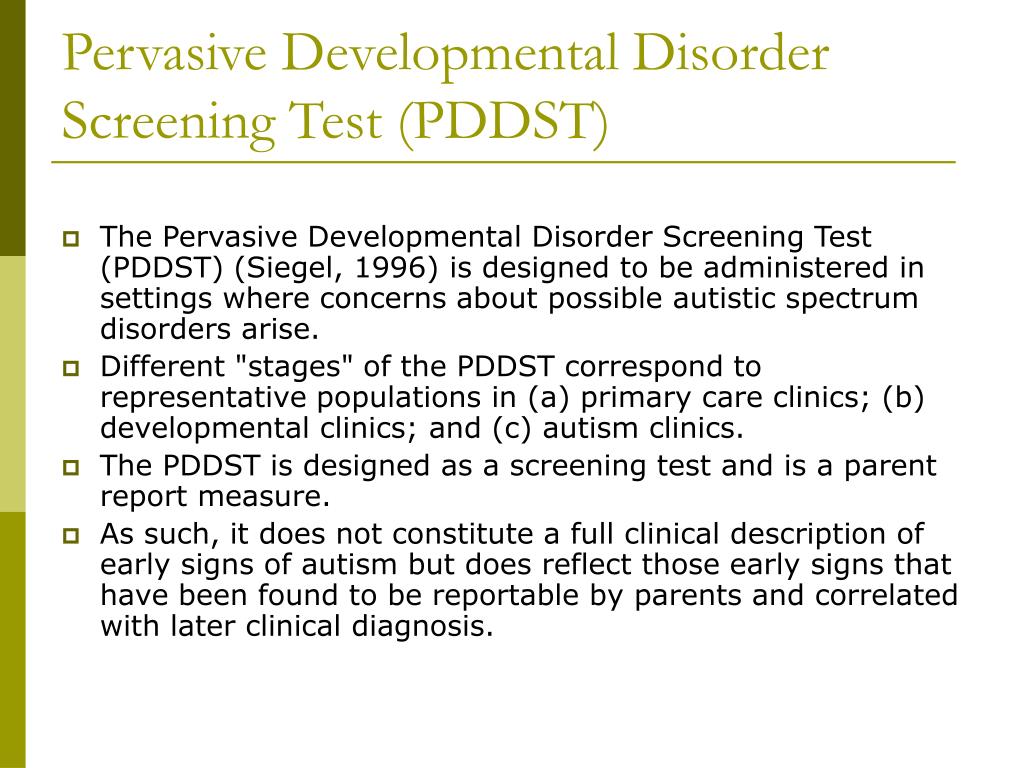 Ppt Pervasive Developmental Disorder Pdd And Assessment Powerpoint 