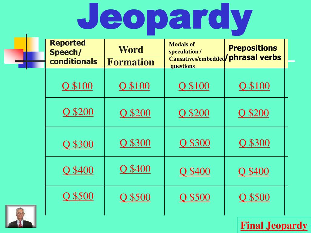 jeopardy reported speech