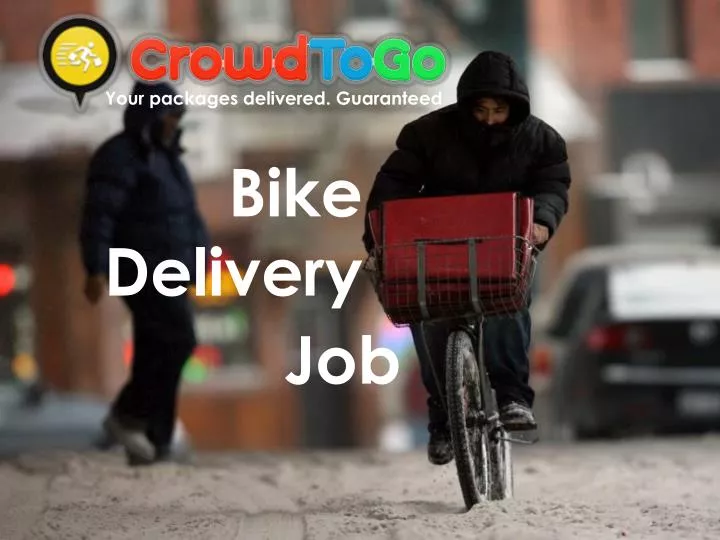 PPT Bike Delivery Job PowerPoint Presentation, free download ID6813075