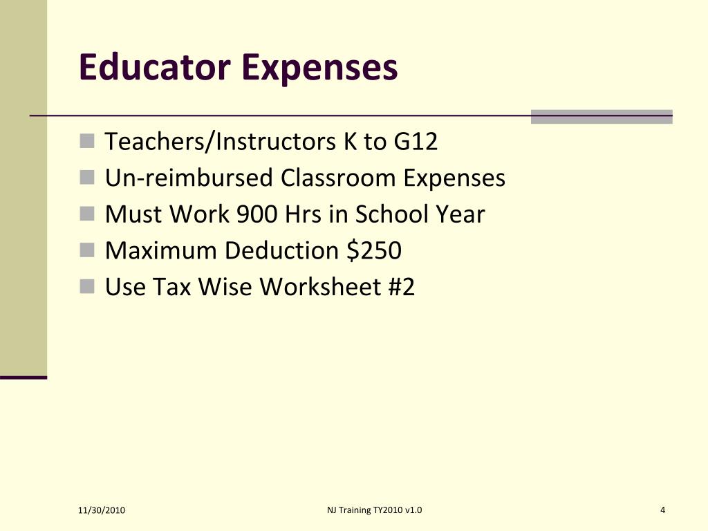 qualified education expense worksheet