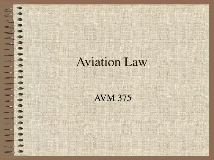 aviation law n.