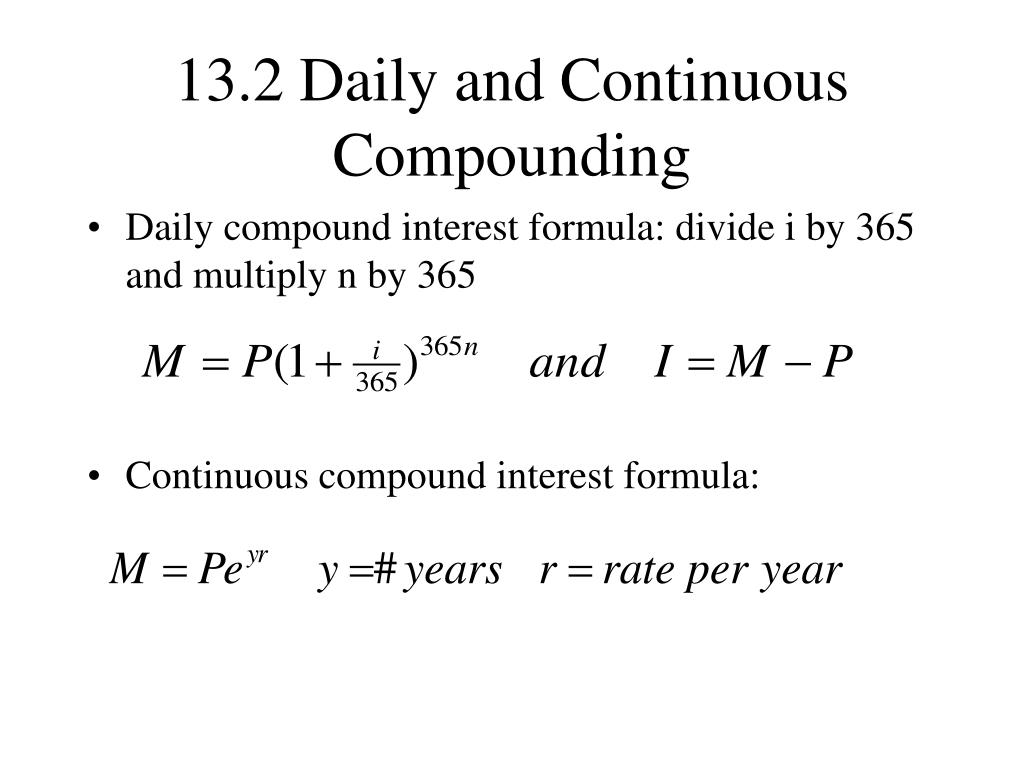 Формула ежедневно. Continuous Compound Formula. Continuous Compound interest. Compound interest Formula. Daily Compound interest.