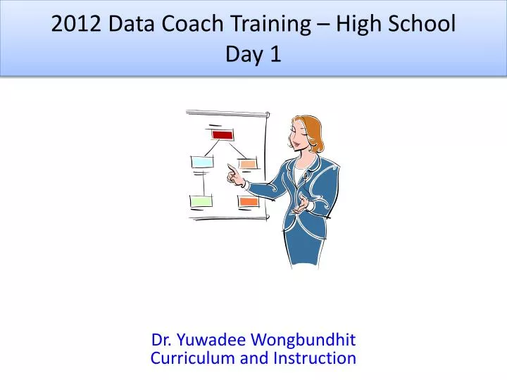 2012 data coach training high school day 1 n.