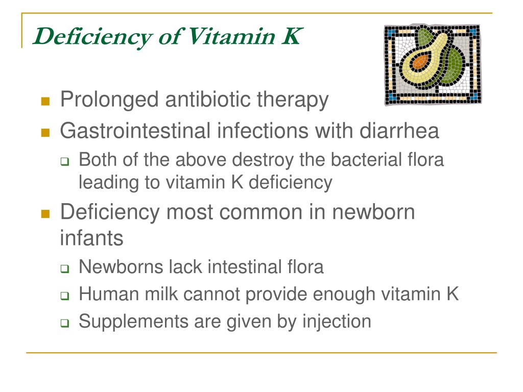 case study of vitamin k deficiency