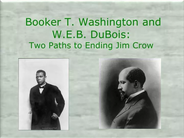 compare and contrast booker t washington and web dubois essay compare and contrast booker t washington and web dubois essay