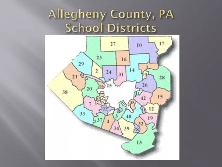 PPT - Allegheny County, PA School Districts PowerPoint Presentation 