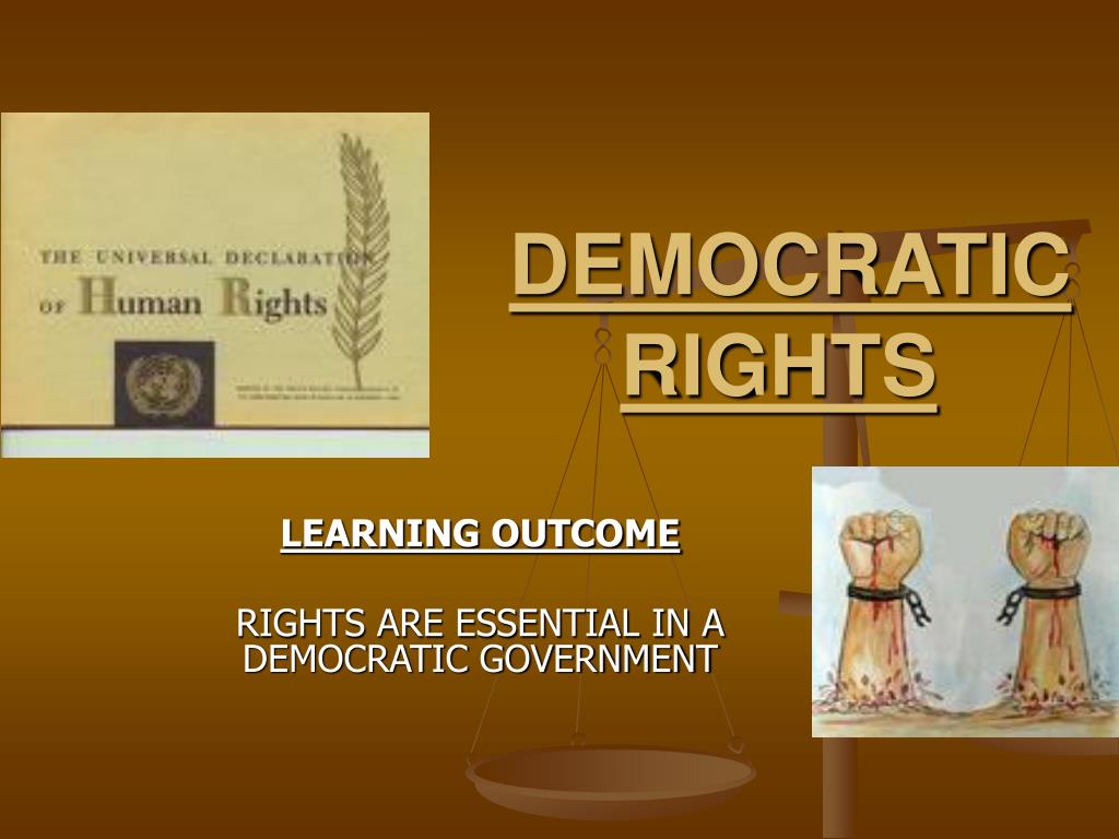 assignment on democratic rights