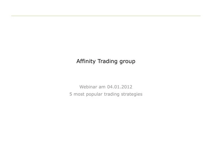 affinity trading group n.
