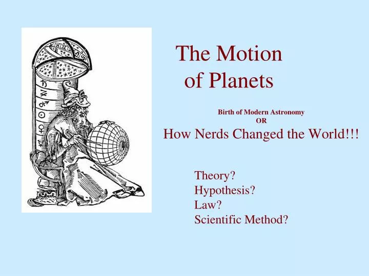PPT - The Motion of Planets PowerPoint Presentation, free download - ID ...