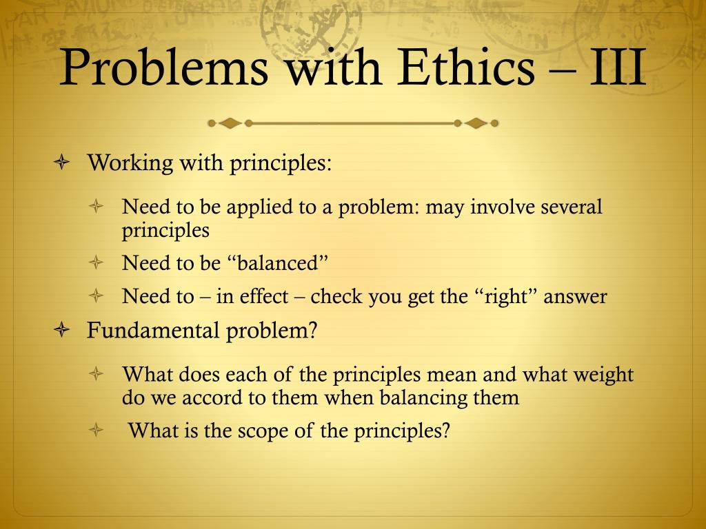 The Problem Of Medical Ethics