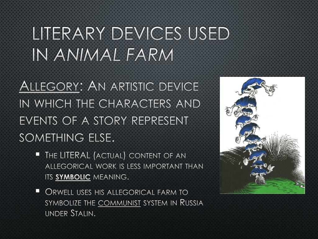 literary devices in animal farm