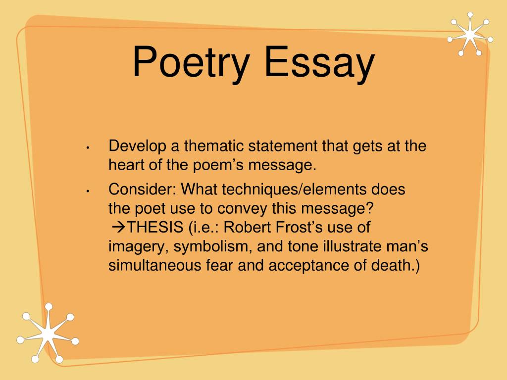 ap lit poetry essay template