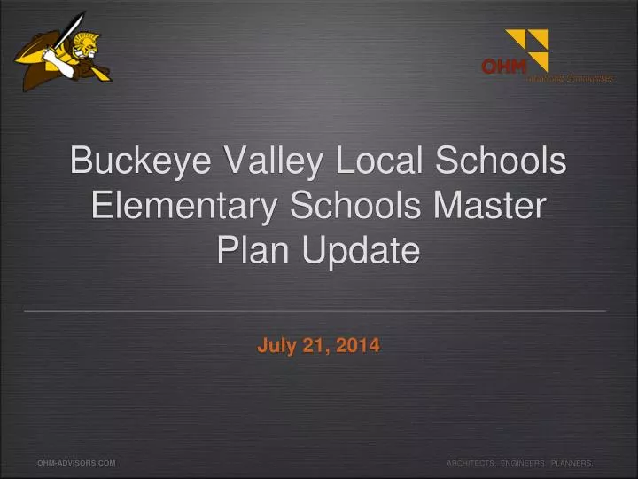 PPT Buckeye Valley Local Schools Elementary Schools Master Plan