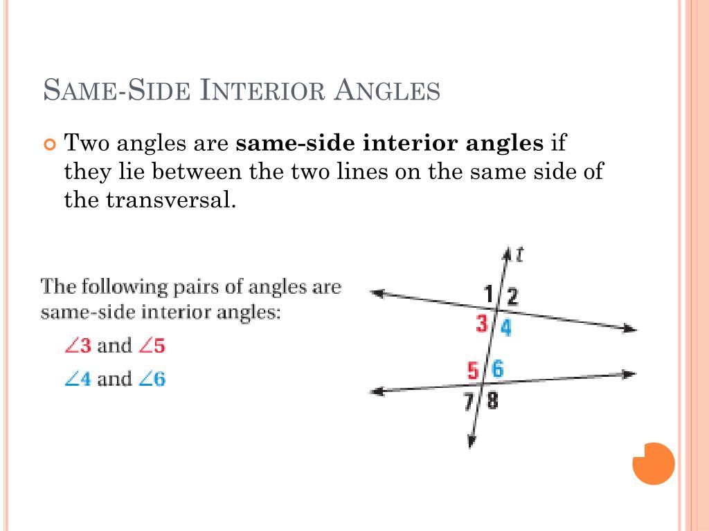 Ppt 3 3 Angles Formed By Transversals Powerpoint