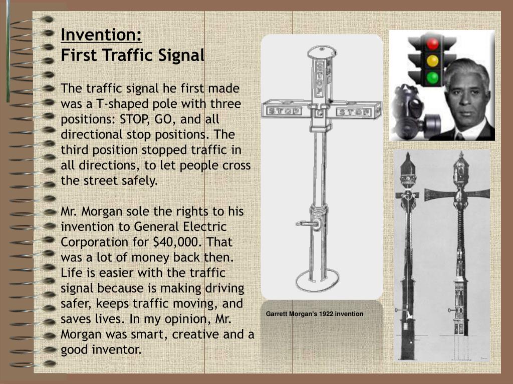 Image result for garrett morgan traffic light slide
