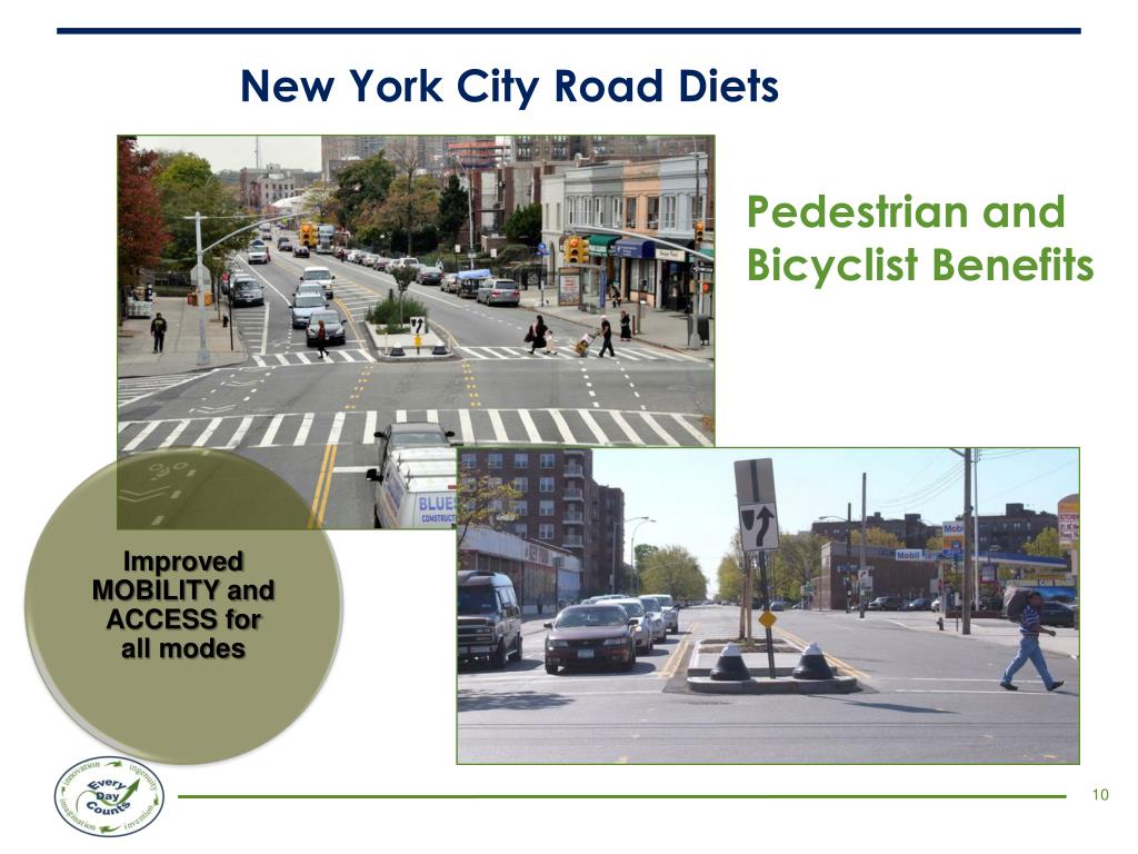 PPT Road Diet (Roadway Reconfiguration) PowerPoint Presentation, free download ID6821294