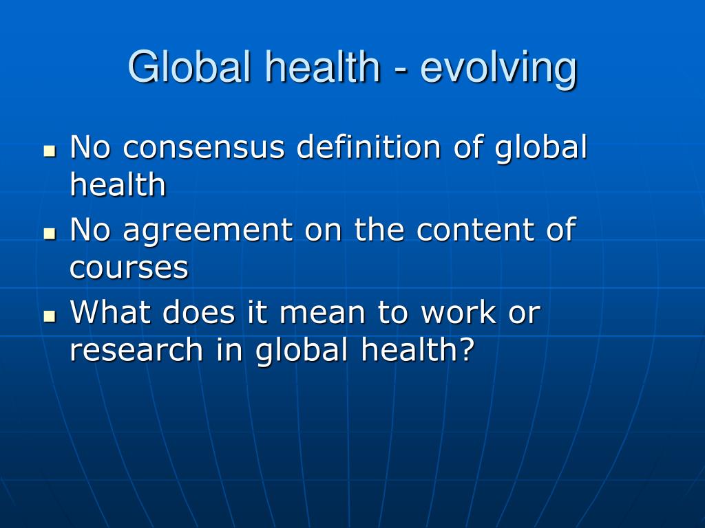 what is global health essay