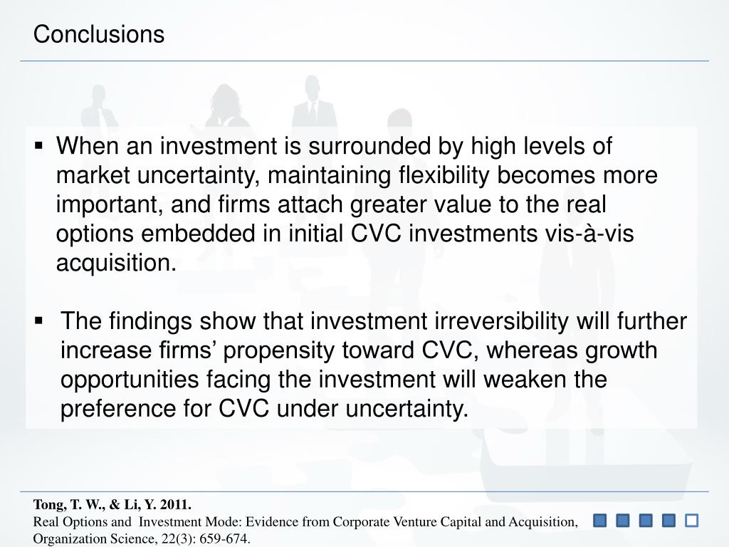PPT - Real Options and Investment Mode: Evidence from Corporate Venture  Capital and Acquisition PowerPoint Presentation - ID:6823097