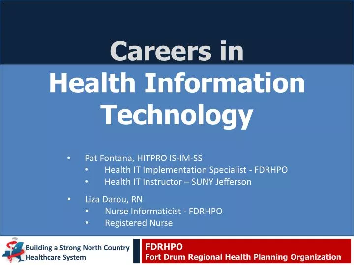 PPT FDRHPO Fort Drum Regional Health Planning Organization PowerPoint Presentation ID6824175