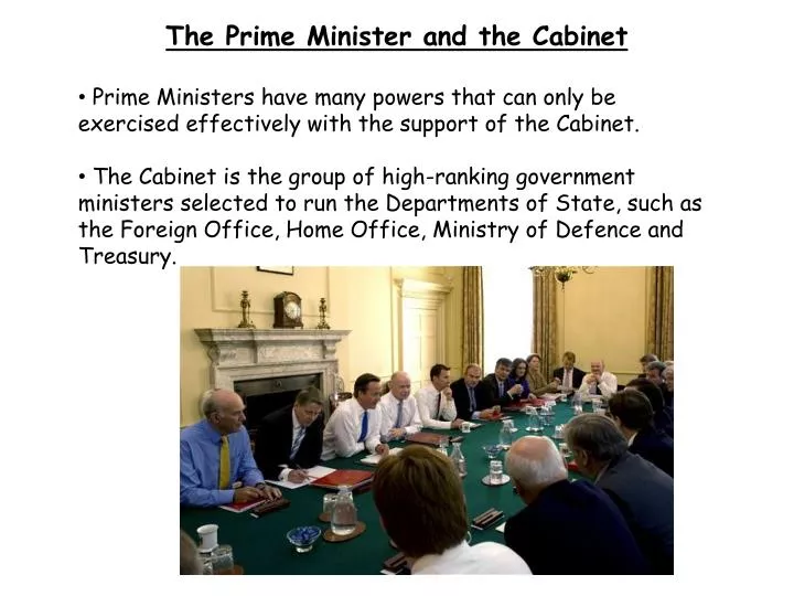 Ppt The Prime Minister And The Cabinet Powerpoint Presentation