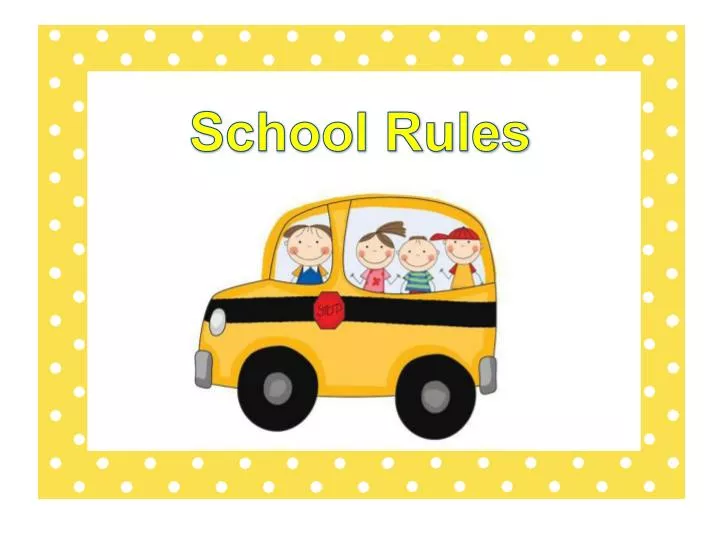 school rules presentation