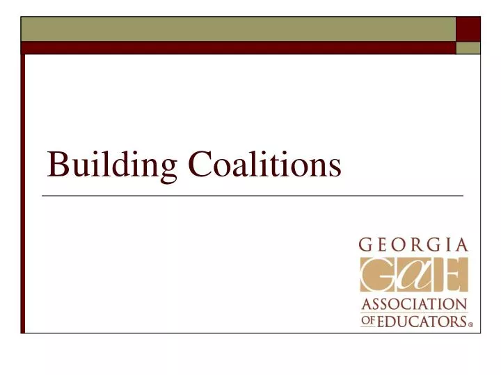 PPT - Building Coalitions PowerPoint Presentation, free download - ID ...