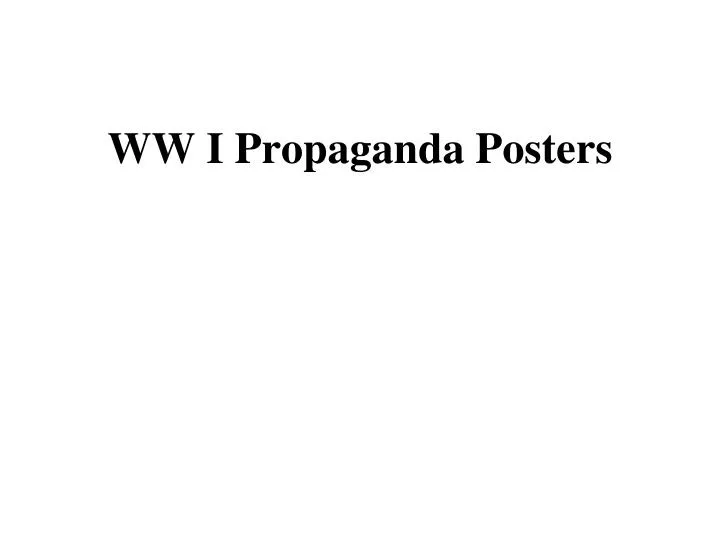 ww i propaganda posters n.