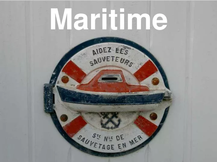 maritime n.