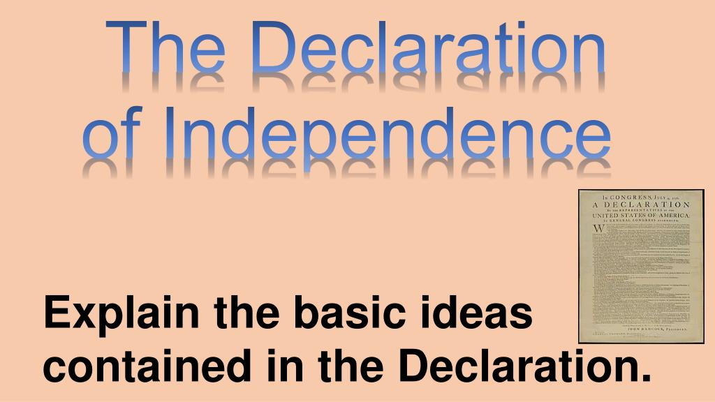 declaration of independence turning point