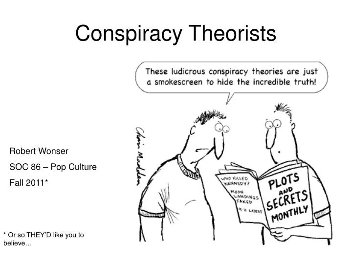 conspiracy theorists n.