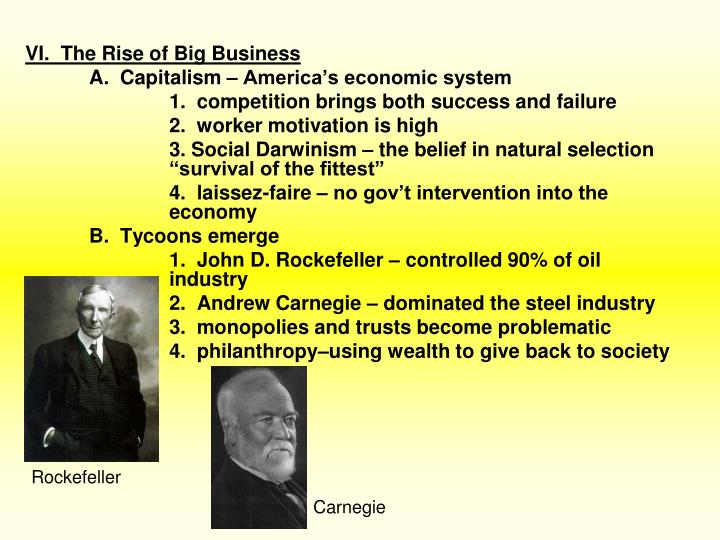 a review of andrew carnegies the rise of big business a review of andrew carnegies the rise of big business