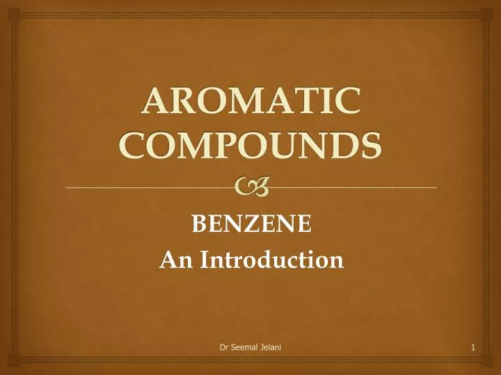 aromatic compounds n.