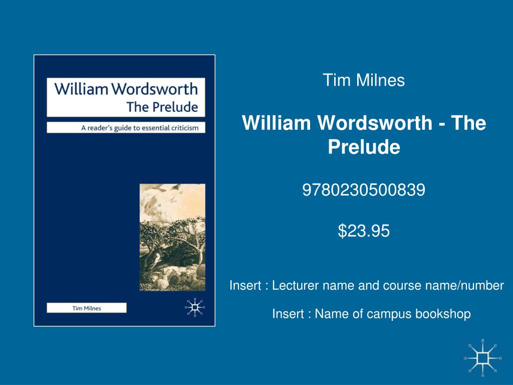 the prelude by william wordsworth the prelude by william wordsworth