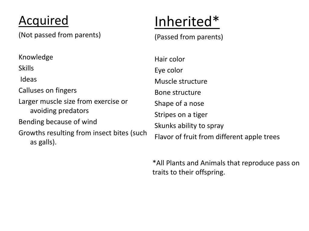 ppt-inherited-vs-acquired-traits-date-powerpoint-presentation-free