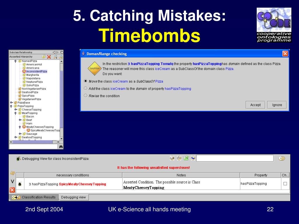 Catching Mistakes PPT - Designing User Interfaces to Minimise Common Errors in Ontology ...