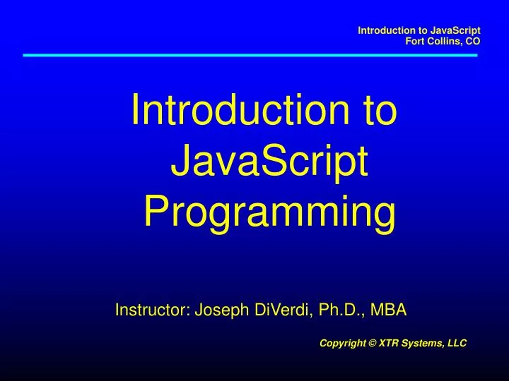 javascript slides presentation