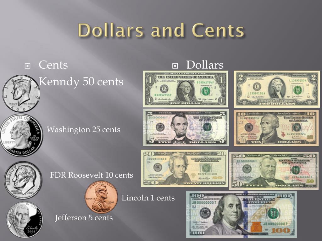 25 Cents On The Dollar Meaning PPT - American Money PowerPoint Presentation, free download - ID:6835003