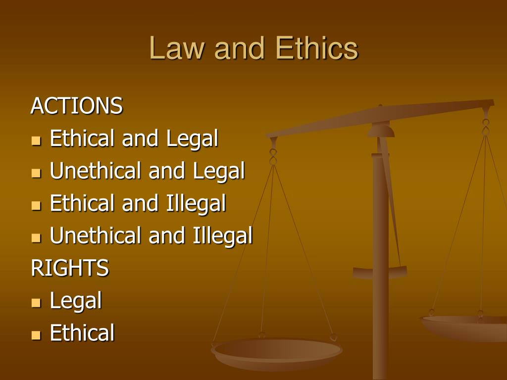 PPT Law and Ethics PowerPoint Presentation, free download ID6835295