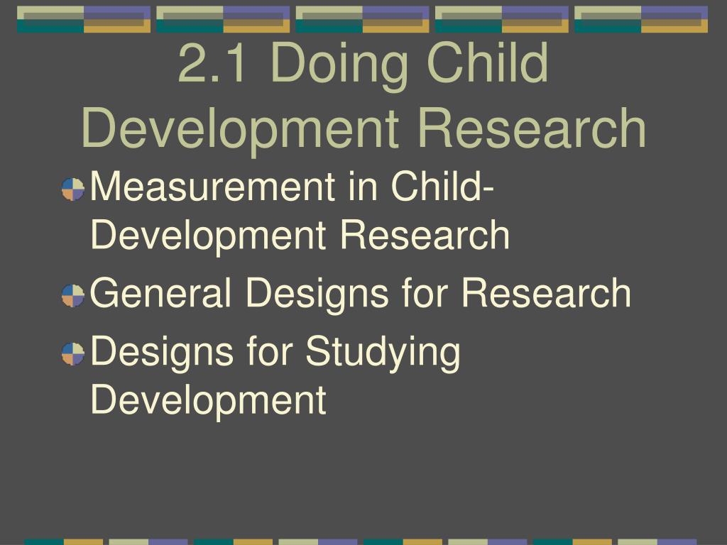 child development research articles