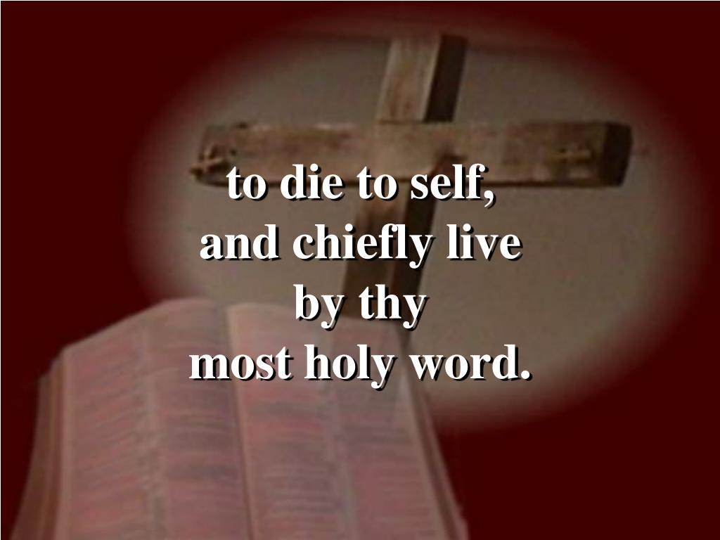 PPT Lord, Who Throughout These Forty Days (Verse 1) PowerPoint