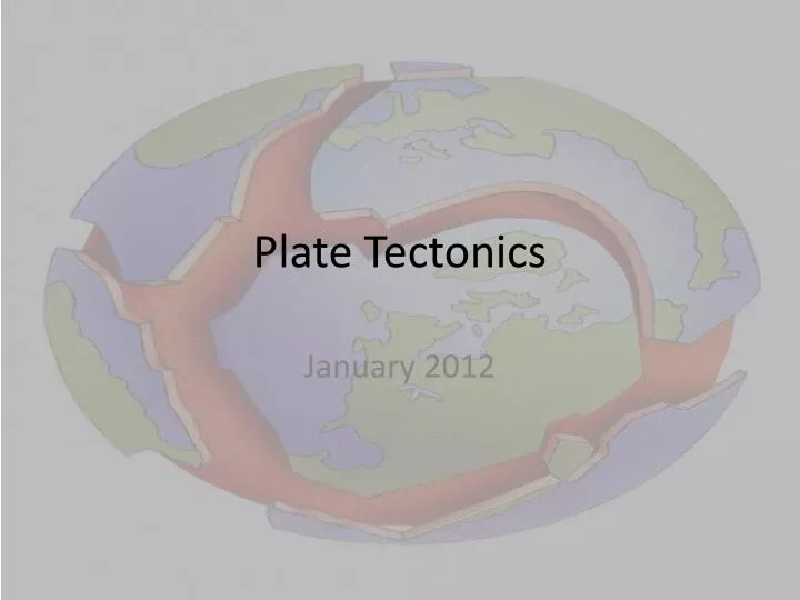 plate tectonics n.