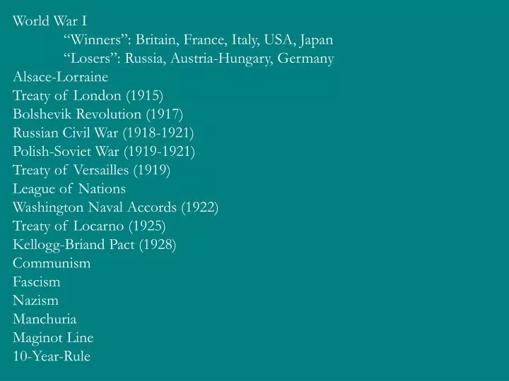Ppt World War I Winners Britain France Italy Usa Japan Powerpoint Presentation Id 6837794