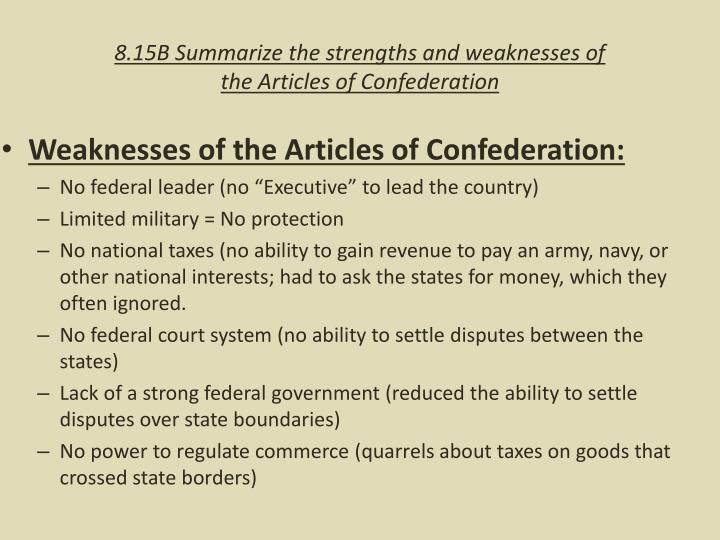 summarize any benefits from the particular content articles associated with confederation summarize the actual skills from all the articles and reviews about confederation